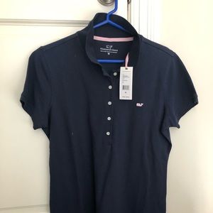 Navy Shoreline polo